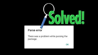 There was problem while parsing the package  Android Studio Tutorial [upl. by Royal]