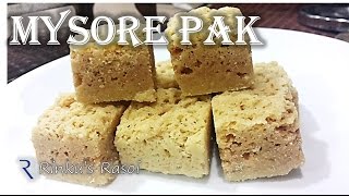 Mysore Pak  No Fail Perfect  Easy Recipe by Rinkus Rasoi [upl. by Ahsertal]