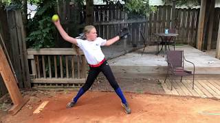 Softball Pitching Instruction progression drills [upl. by Ahsyen594]