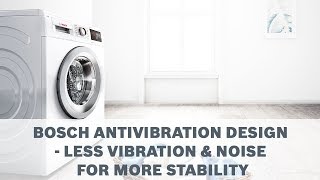 Bosch AntiVibration Design  Less Vibration amp Noise for More Stability [upl. by Sosna]