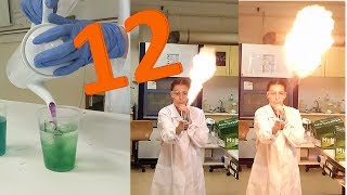 12 Captivating Chemistry Experiments performed by Senior Highschool Students [upl. by Faludi]