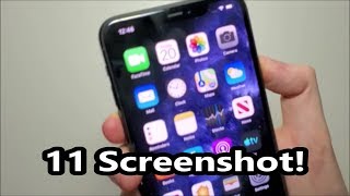 iPhone 11  11 Pro Max How to Screenshot [upl. by Bethina]