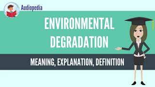 What Is ENVIRONMENTAL DEGRADATION ENVIRONMENTAL DEGRADATION Definition amp Meaning [upl. by Lehcim746]