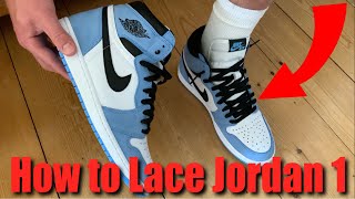 How to Lace Jordan 1  Loosely [upl. by Beauvais106]