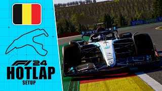 F1 24 Belgium Hotlap  Setup 1402 [upl. by Pape]