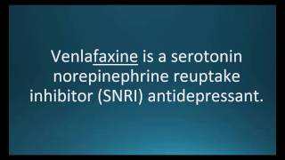 How to pronounce venlafaxine Effexor Memorizing Pharmacology Flashcard [upl. by Madaih]