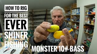 How to rig up the best shiner rig ever for monster bass [upl. by Karin177]