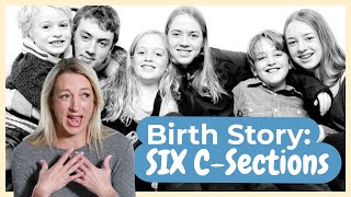 BIRTH STORY Julie Coles Six CSections recovery advice what to expect [upl. by Hannahsohs]