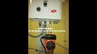 Como instalar una bomba presurizadora [upl. by Arfihs998]