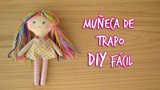 Como hacer una muñeca de trapo paso a paso DIY [upl. by Ahtnamas841]