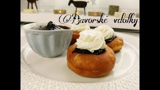 Bavorské vdolky s povidly a tvarohem  Masopust  CZSK HD recipe [upl. by Rue26]