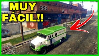 ✔️Donde encontrar un CAMION BLINDADO en GTA 5  Ubicación del camión blindado GTA V [upl. by Oirasan]