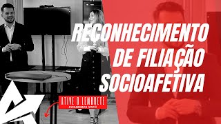 DIREITO DE FAMÍLIA Reconhecimento de filiação socioafetiva [upl. by Einafats118]