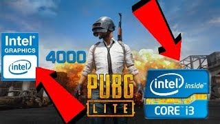 PUBG PC LITE ON I34GBINTEL HD4000MINIMUM REQUIREMENTS TESTING GAMEPLAY [upl. by Therese]