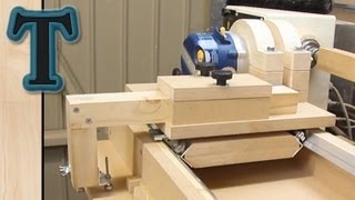 Router Lathe Duplicator Build Pt2 [upl. by Magner]