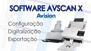 Digitalizando com AVScan X  Scanners Avision [upl. by Nuaj]