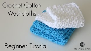 How To Crochet a Washcloth [upl. by Yelnikcm114]