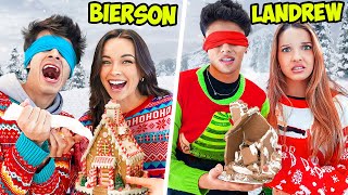 Blindfolded GingerBread House Challenge [upl. by Idaline]