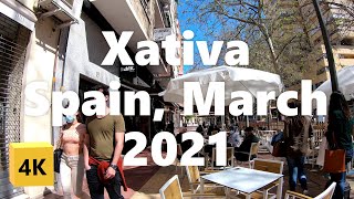 Walking in Xativa Spain March 2021 [upl. by Enaoj]