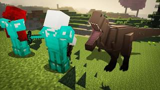 Surviving Dinosaurs in Minecraft [upl. by Emarie]