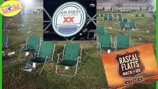 Dos Equis Pavilion Lawn Seating Review  Rascal Flatts Concert Dallas [upl. by Alaet779]