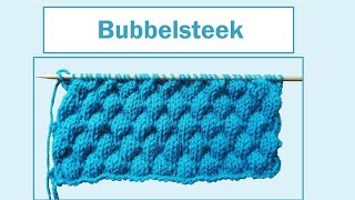 De bubbelsteek breien [upl. by Aniz]