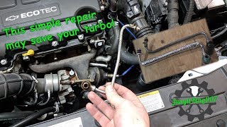 Save Your Turbo Replace this part 1st Gen Chevy Cruze Repair [upl. by Areyk]