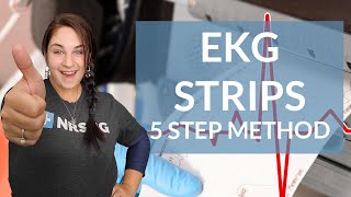 EKG like a BOSS Part 2  The 5 Step Method [upl. by Nosnibor72]