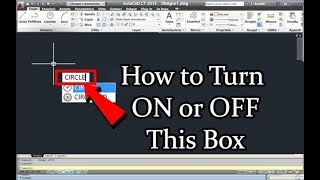 How To Turn Off amp Turn On Dynamic Input In AutoCAD  DigitalKnowledge [upl. by Atteniuq]