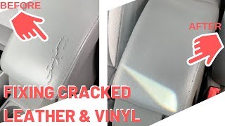 HOW TO Repair cracked vinyl on your cars interior [upl. by Adaurd407]