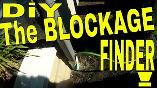 Find BLOCKAGE Downspout drain TROUBLESHOOTING Yard Drain DIAGNOSIS UNDERGROUND roof DRAINS [upl. by Aidile109]