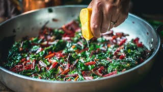 Sautéed Beet Greens Recipe [upl. by Lleirbag326]