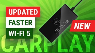 Updated CarPlay2Air Wireless Apple CarPlay Adapter with faster WiFi 5 Chipset  CPLAY2air Review [upl. by Nallak]