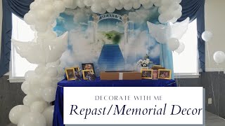 Repast Decor Memorial Decor Decorate with me [upl. by Bose855]