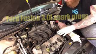 Ford Fusion spark plug replacement [upl. by Knepper475]