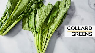 COLLARD GREENS 101  RECIPE  how to buy store  cook collards [upl. by Khalsa102]