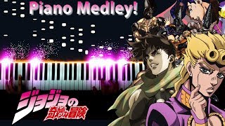 The Ultimate JoJos Bizarre Adventure Piano Medley  500000 Subscribers Special [upl. by Azeret]