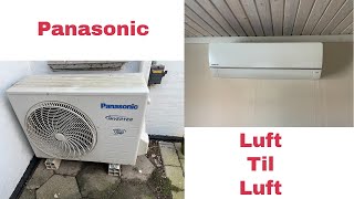 Panasonic luft til luft [upl. by Bradeord]