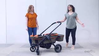 Evenflo Pivot Xplore™ AllTerrain Stroller Wagon  How To amp Demo [upl. by Kippie]