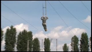 Airborne Brigade Jump Training  Parachute Landing Fall PLF [upl. by Lang]