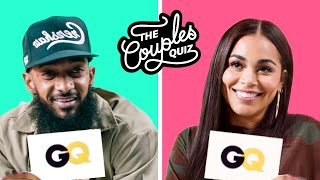 Lauren London Asks Nipsey Hussle 30 Questions  GQ Couples Quiz [upl. by Beeck]