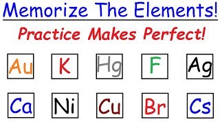 How To Memorize The Periodic Table Through Practice [upl. by Kilroy696]