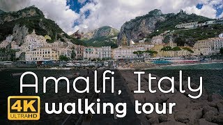 Amalfi Italy Walking Tour in 4K [upl. by Palestine5]