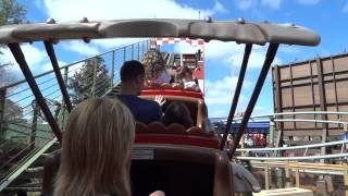 Goofys Barnstormer Roller Coaster Backseat POV Walt Disney World Magic Kingdom [upl. by Sholley]