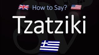 How to Pronounce Tzatziki Sauce CORRECTLY [upl. by Tobias]