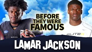 Lamar Jackson  Before They Were Famous  Baltimore Ravens QB Biography [upl. by Cinom]