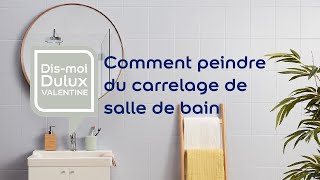 Comment peindre du carrelage de salle de bain [upl. by Aleakim86]