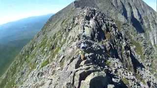 Mount Katahdin Knife Edge  GoPro [upl. by Ahsatan468]