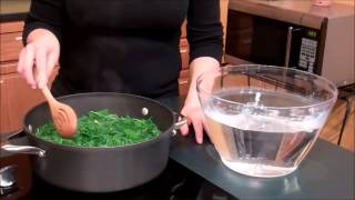 How to Blanch Leafy Greens [upl. by Lectra39]