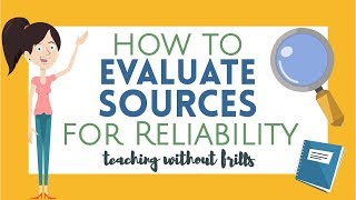 How to Evaluate Sources for Reliability  Writing for Kids [upl. by Merv]